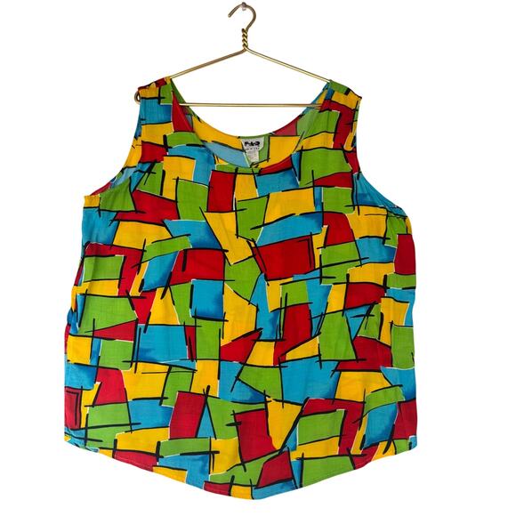 Vintage 90s Plus Size FAD Tank - Picture 1 of 4